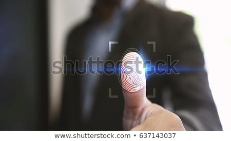 Foto stock: Scanning Fingerprint