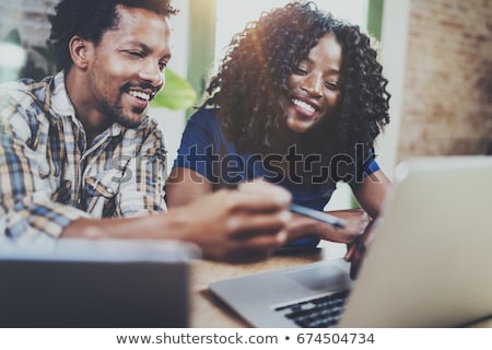 Foto stock: Couple Working Out Together