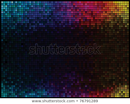 Abstract Multicolor Lights Disco Tile Vector Background [[stock_photo]] © Essl