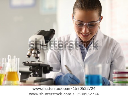 Сток-фото: Young Chemist In The Laboratory