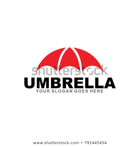 Foto stock: Abstract Umbrella Icon Design