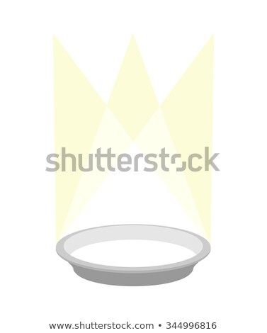 Empty Plate Podium With Lighting Place For A Product Or Food V Stok fotoğraf © MaryValery