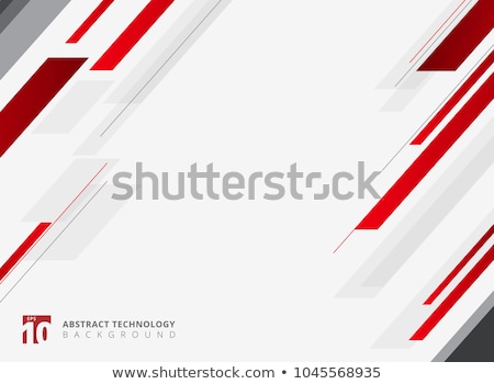 Elegant Annual Report Brochure Design Template With Diagonal Str [[stock_photo]] © phochi