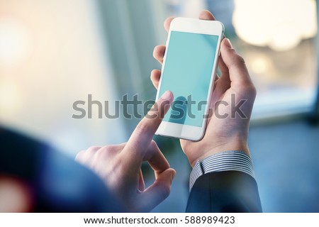 Stock photo: Businessman Phoning