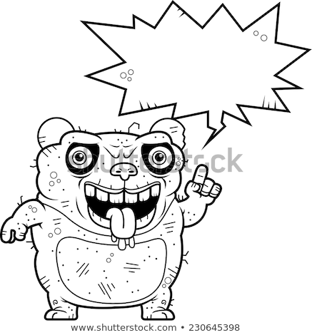 Stock foto: Ugly Panda Talking