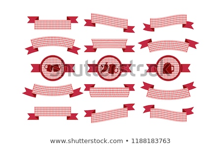 Stok fotoğraf: Oktoberfest Simple Ribbon For Banner And Headline