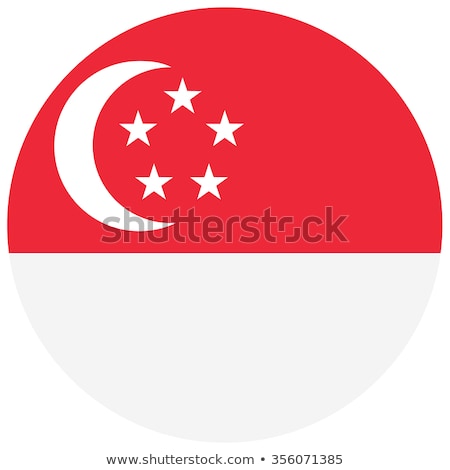 Stock fotó: Singapore Flag Vector Illustration On A White Background