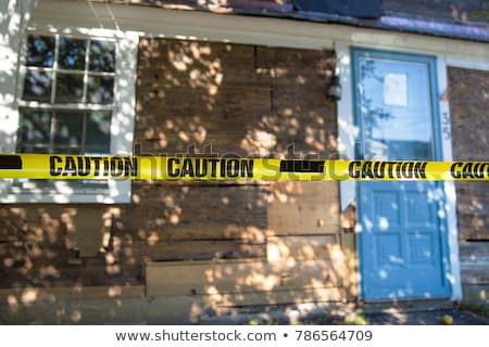 [[stock_photo]]: Door With Police Line Tape