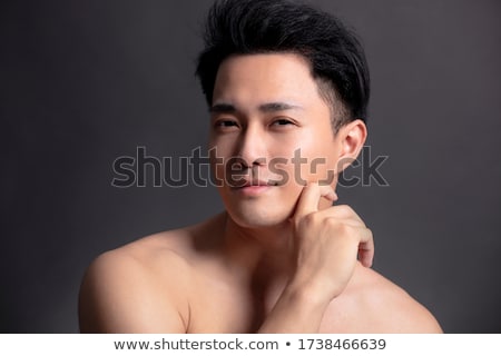 Stock photo: Happy Man Shaving