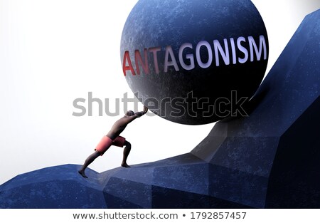 Stock foto: Antagonism