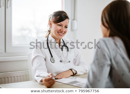 Zdjęcia stock: Women Having Medical Consultation In Doctors Office