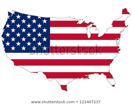 Stock photo: United State Of America Flag Isolated Vector