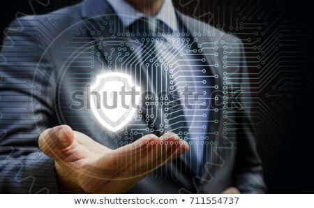 Stock fotó: Data Protection - Concept On Laptop Screen