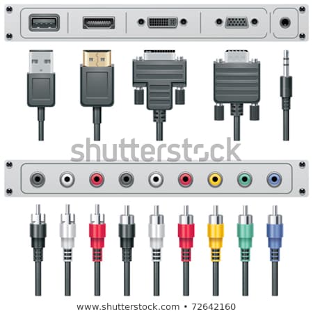 Audio-Phono-Stecker Stock foto © tele52