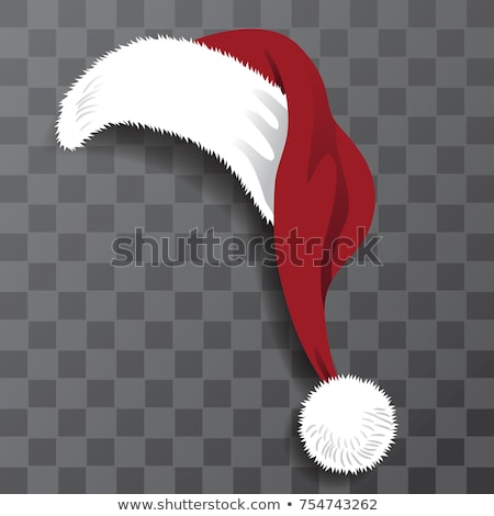 Zdjęcia stock: Doodle Hats Santa Claus