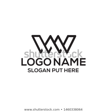 Stok fotoğraf: Letter A And Mountain Logo Design Concept For Apparel Brand Icon Template Vector Illustration