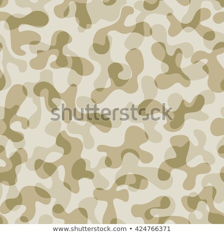 Stockfoto: Dessert Camouflage Texture Vector Background