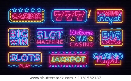 Сток-фото: Casino Neon Sign
