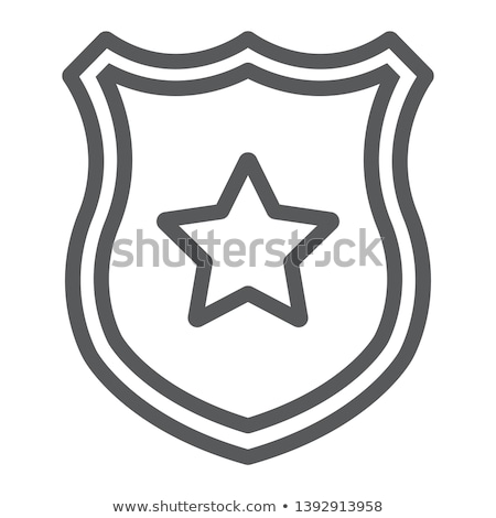 Foto stock: Sheriff Badge Icon