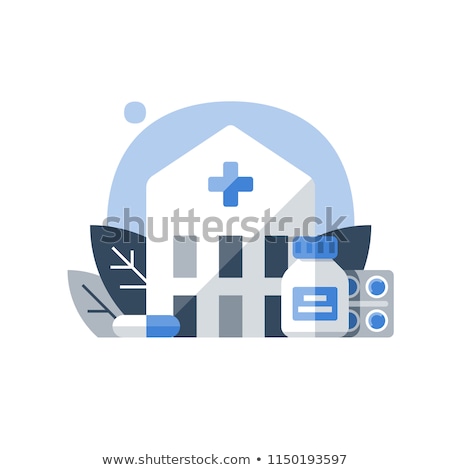 Foto d'archivio: Drug Rehab Center Concept Vector Illustration