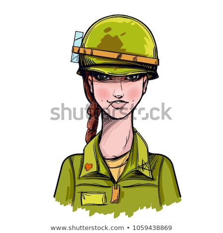 Stok fotoğraf: Girl Soldier