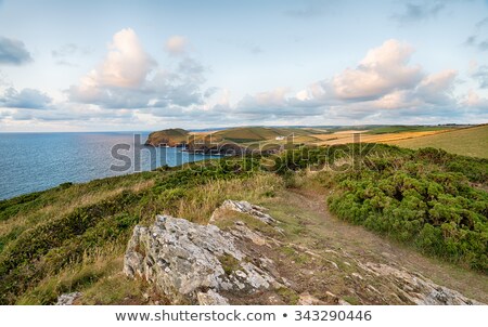 [[stock_photo]]: South West Coast Path Near Port Quin Cornwall