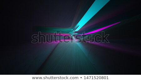 Stock photo: Minimalist Abstract Light Background With Transparent Glass Particles