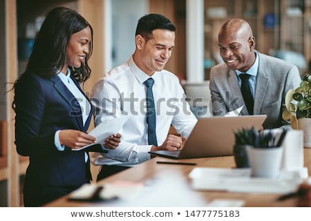 Foto stock: Multiethnic Business People