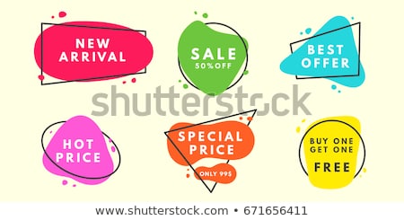 Exclusive Special Offer And Discount Title Banner Сток-фото © deomis