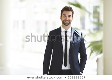 Сток-фото: Smiling Businessman Dressed In Shirt