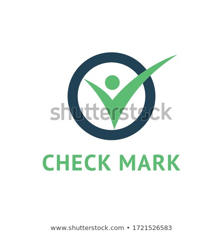 Stock photo: Check Mark Or Tick Icon In Green Circle Stock Vector Illustration Isolated On White Background