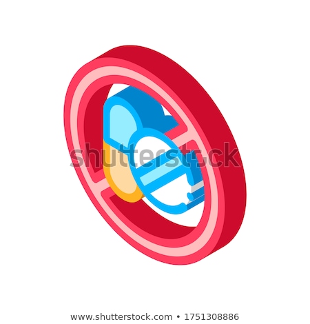 Allergen Free Sign Medicine Isometric Icon Vector Illustration Foto stock © pikepicture