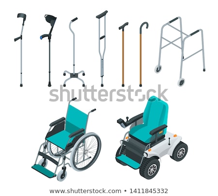 Stock fotó: Orthopedic Crutches Walking Equipment Isometric Icon