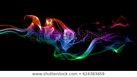 Stock photo: Multicolored Smoke Detail