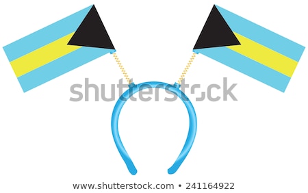 Stock fotó: Headdress With Flags Bahamas