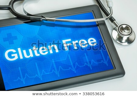 Tablet With The Text Gluten Free On The Display Stock fotó © Zerbor