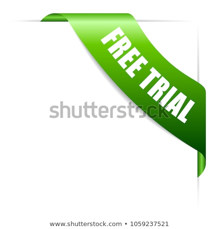 Stockfoto: Try Now Green Vector Icon Button
