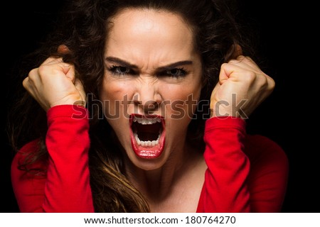 [[stock_photo]]: Woman Looks Very Angry