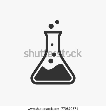 Foto stock: Icon Beaker