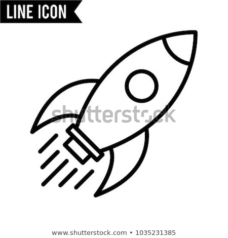 Stock photo: Icon Rocket