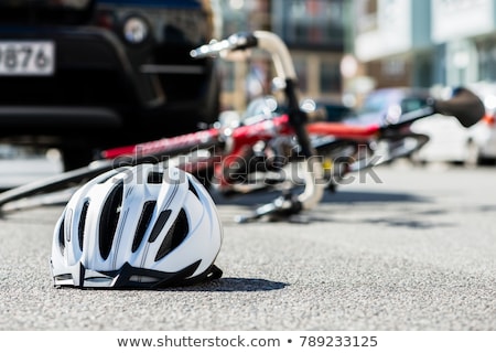 Stock photo: Close Up Of The Car Crashed After The Accident On Street