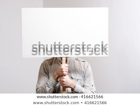 Stockfoto: Builder Holding Hammer Over Head