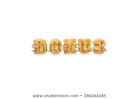 The Letter Word Bonus Alphabet Cookie Crackers Сток-фото © vinnstock