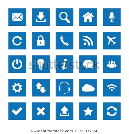 Tools Blue Vector Icon Button [[stock_photo]] © simo988