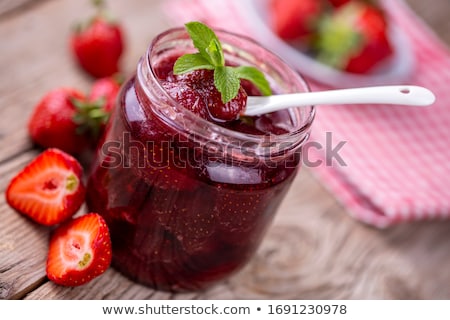 Stock photo: Jar With Fresh Leaves