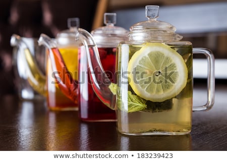 Stock fotó: Different Herbal And Fruit Teas