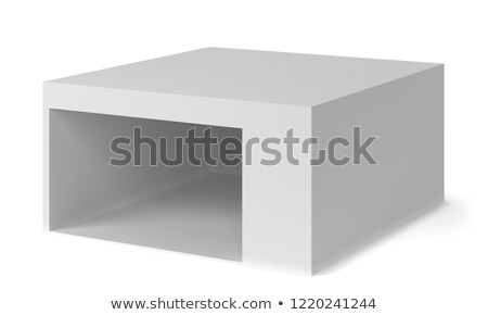 Stockfoto: Blank Tradeshow Booth Or Shop Area