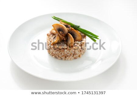 ストックフォト: Meat With A Mushrooms