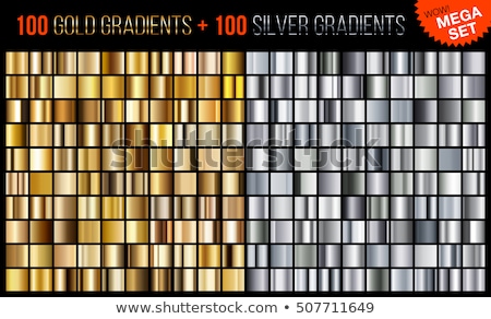 Zdjęcia stock: Big Set Of Silver Gradients