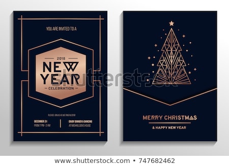 Stock photo: Christmas Party Event Invitation Flyer Template